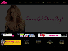 Tablet Screenshot of dreamgirlhair.com